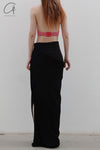 OUDE WAAG hollow hanging neck corset OW-23SS AS05 pink